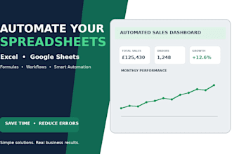 automate your excel or google sheets