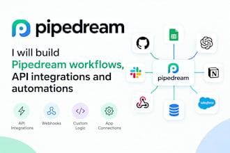 build pipedream workflow automation and API integrations