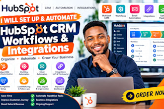 set up and automate hubspot CRM workflows integrations