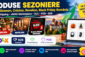 list halloween christmas new year eve black friday romania dropshipping product