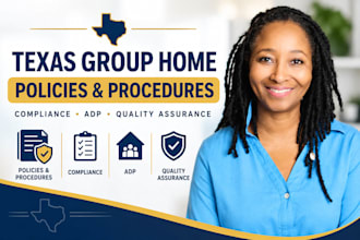 draft texas group home, policies and procedures, compliance, operational manuals