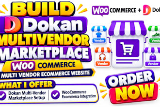 build dokan multivendor marketplace woocommerce multi vendor ecommerce website