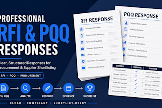 draft professional rfi and pqq responses to get you on the shortlist