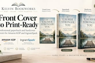 prepare your KDP paperback and hardcover book covers