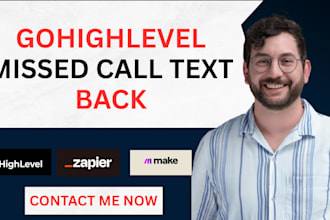 build ghl missed call text back for hvac and home services