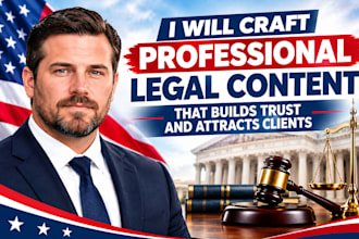 craft professional legal content that builds trust and attracts clients