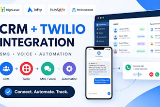 integrate your CRM with twilio SMS voice and automation