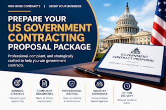 prepare your US government contracting proposal package