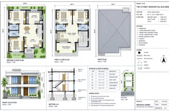 redraw 2d to 3d floor plan,building construction, house layout, site plan design