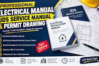 create professional electrical manual jds service manual and permit drawing