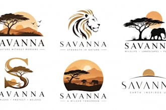 design a professional, safari, wildlife, nature, or african savanna logo