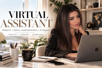 be your ai virtual assistant for research and business support
