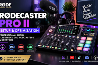 setup rodecaster pro ii for quality audio