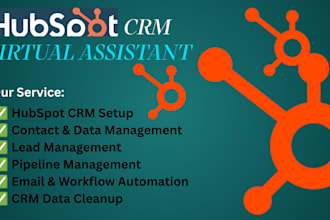 be your hubspot CRM virtual assistant for sales marketing