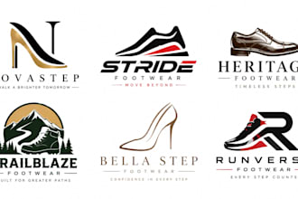 design a professional, footwear, sneaker, fashion, or apparel shoes logo