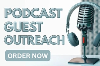 do podcast guests research create targeted outreach lead lists for your show