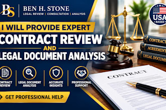 provide expert contract review and legal document analysis
