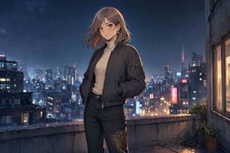 draw anything you want in anime style or semi realism