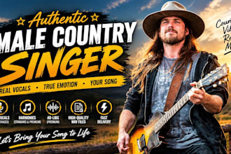 male country singer, male vocals, guitar, session musician