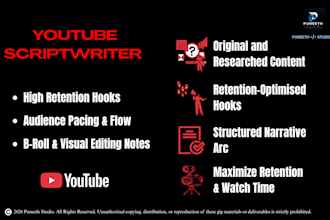 write high retention youtube scripts with engaging hooks