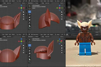 do custom lego minifigure and accessories for 3d printing and shipping