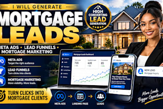 generate mortgage leads insurance leads property tax meta ads mortgage marketing