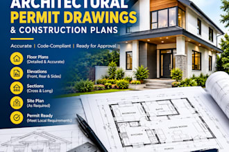 create adu garage conversion and residential permit drawings