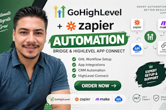 setup gohighlevel zapier ghl automation bridge and highlevel app connect