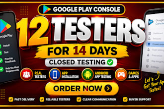 12 testers 20 testers for 14 days closed testing goggle play console 12 testers
