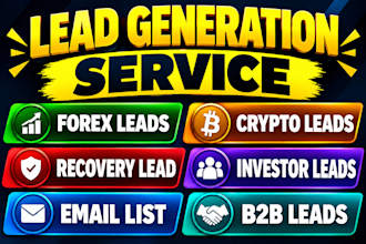 provide quality forex UK mexico recovery leads from your targeted country