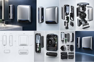 design hand dryers, touchless dispensers and bathroom hygiene devices