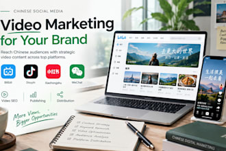 manage bilibili douyin xiaohongshu wechat chinese social media video marketing