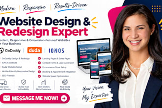 do godaddy website redesign godaddy website develop duda website design duda SEO