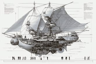 design spaceships and sci fi vehicles for you