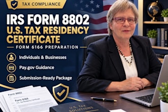 file irs form 8802 for your US tax residency certificate form 6166