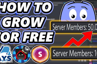promote advertise grow discord server an boost discord server to gain real users