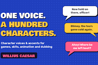 record a dutch or english voice over in any accent