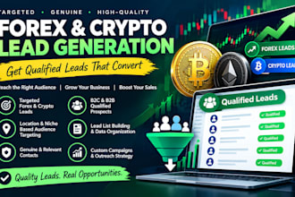 generate qualified forex leads and crypto leads that convert