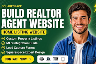 build realtor website home listing website squarespace realtor website design