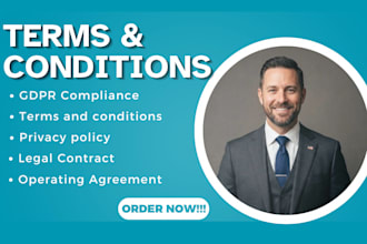 draft legal terms and conditions,terms of service,website policy, privacy policy