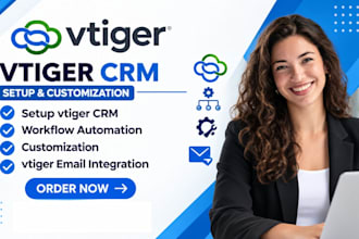 setup vtiger crm workflow automation customization vtiger email integration