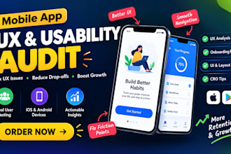do a comprehensive mobile app ux audit and user testing video