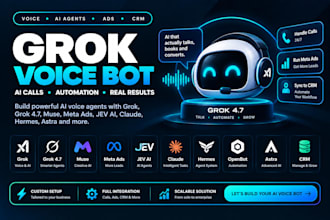 grok voice grok47 bot muse meta ads jev ai claude hermes jev openbot astra CRM