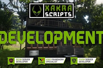 develop full redm server, red vorp, premium script, maps and mlo