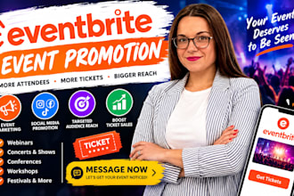 promote your eventbrite event webinar concert show and boost ticker sales