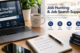help with job applications, job hunting and job search
