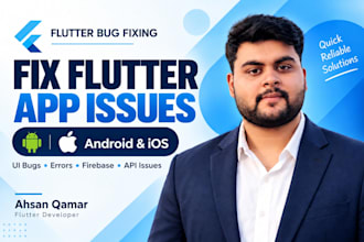 fix flutter app bugs and errors for android and ios