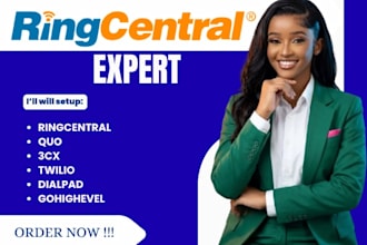 setup ringcentral, quo, twilio, 3cx, dialpad, aircall and gohighlevel