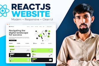 simple and sleek  reactjs  website