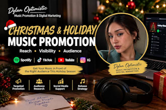 promote your christmas or holiday music release